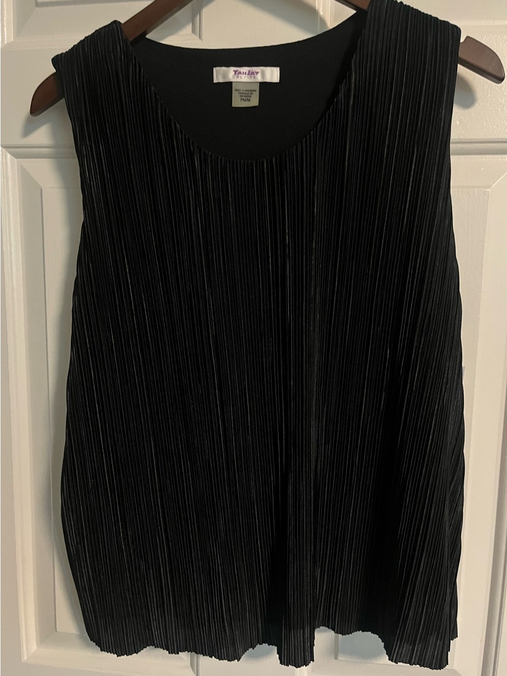 NWT BLack Lined Tank Top Size PM